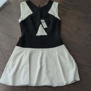 BCBG Maxazria Aloissa Black/White Dress